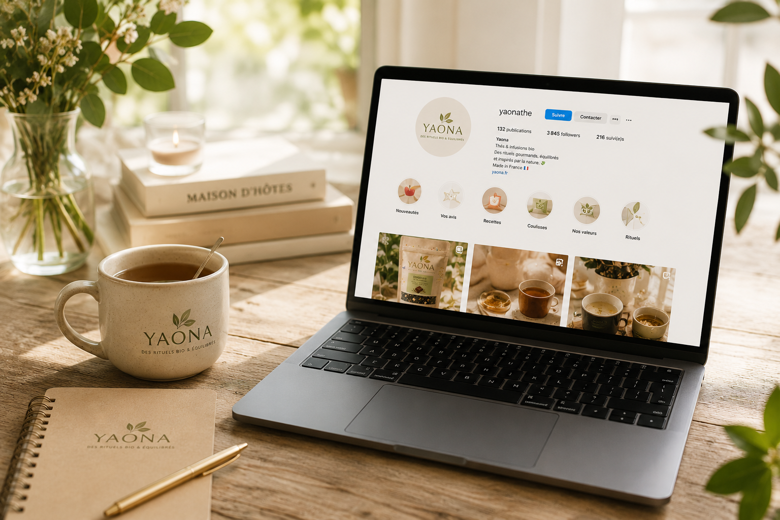 Univers Yaona sur les réseaux sociaux